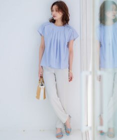 23区 【洗える】シャルマンエンブロイダリー Tブラウス