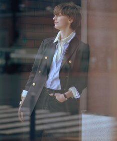 J.PRESS LADIES 【WEB限定・洗える】クラシックピンオックス シャツ