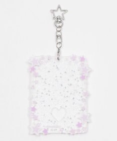 WEGO 【痛バ＆推し活】キラキラスターカードホルダーキーホルダー