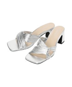 Te chichi メタリックシャーリングサンダル《2026 SUMMER LOOK item》