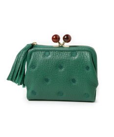 UNBILLION ペルケ perche / アクリル玉がま口2つ折り財布