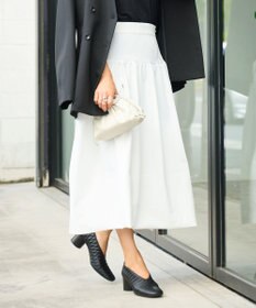 #Newans 【セレモニーにも】バルーンフレアニットスカート