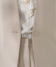 YECCA VECCA ストレッチノーカラージャケット