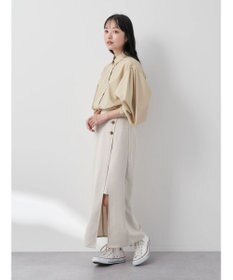 earth music&ecology 袖タックブラウス