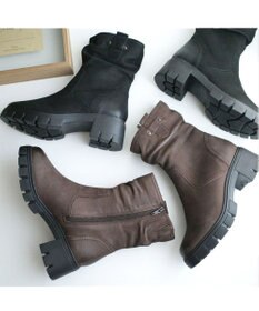 Pointer 本革ミドル丈ブーツ