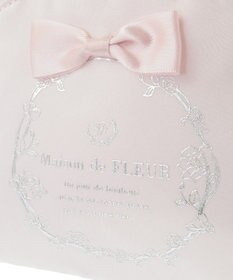 Maison de FLEUR サテンリボンラウンドポーチ