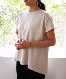 UNFILO 【新色追加！/接触冷感】マイビューティ バックフレアTシャツ