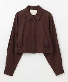 NAVE 【Nave　洗える】バルキーツイル ジップアップブルゾン