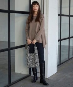 ICB 【洗える】テックストレッチ レギンスパンツ