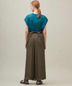 23区 【SACRA】アセテートブライトツイル サロペット