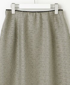 自由区 L 【洗える】ルーレックスジャカード スカート