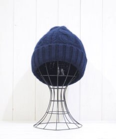 石田製帽 〈新色追加！〉カシミヤニット アラン編みワッチN ニット帽