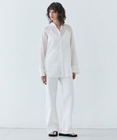 BEIGE， 【洗える・SPRiNG 3月号掲載】FICUS / デニムワイドストレートパンツ