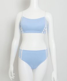 WEGO 【ブラトップ＆ショーツセット】Liliane　Ciel　サイドライン