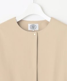 J.PRESS LADIES S 【洗える】 ソロテックスドライツイル ノーカラー コート