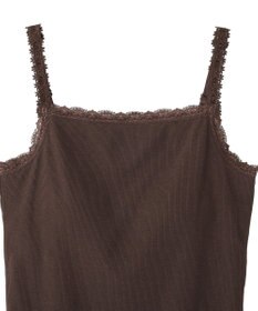 earth music&ecology カップ付レースキャミソール