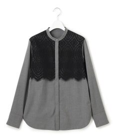 ICB L 【洗える】 レースコンビブラウス