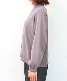 Tiaclasse 【洗える】配色ニットトップスプルオーバー