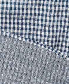 J.PRESS MEN 【KING SIZE】ギンガムチェック コットンネルジャージシャツ