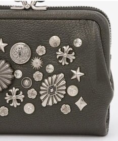 UNBILLION ペルケ perche / マルチスタッズがま口二つ折りウォレット