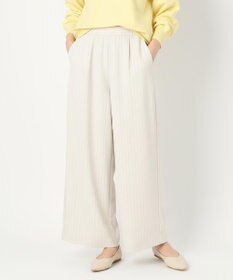 ANY イージーケアライトストレッチワイドパンツ