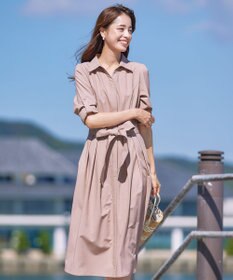 Tiaclasse 【洗える】シャツワンピース