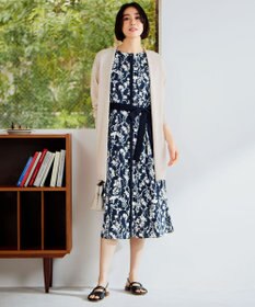 自由区 S 【ご好評につき追加生産・新色追加】ハーバルフロープリント ワンピース