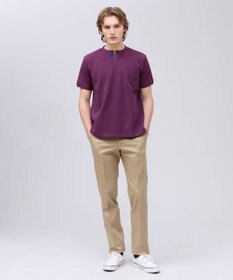 J.PRESS MEN コットンカノコ キーネックポケット Tシャツ