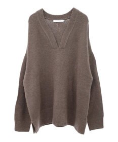 AMERICAN HOLIC カーブネックニットプルオーバー