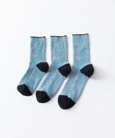 TRICOTE MOIRE LINK SOCKS／モアレリンクソックス