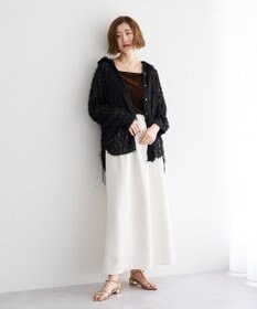 YECCA VECCA サテンフレアスカート