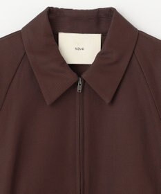 NAVE 【Nave　洗える】バルキーツイル ジップアップブルゾン