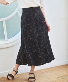 ANY SIS S 【低身長企画】レースアップナローフレア スカート