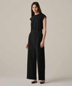 uncrave 【撥水・洗濯機洗い可】プルーフダブルクロス バックオープンブラウス（uncrave WHITE）