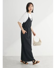 Green Parks 冷やっとすずやかウエストドロストサロペット