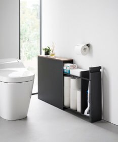 tower 隠せるトイレ引き出し収納 タワー ブラック