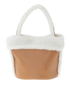 earth music&ecology ムートン風ボアバッグ