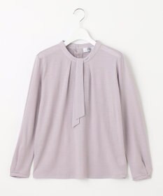 J.PRESS LADIES ウォッシャブルウールジャージー ボウタイ カットソー