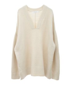 AMERICAN HOLIC カーブネックニットプルオーバー