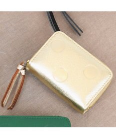 UNBILLION ペルケ perche / ドット型押し・ジャバラカードキーケース