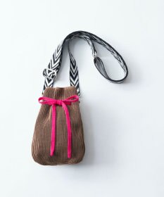 TRICOTE RIB POUCH BAG／リブ巾着バッグ