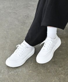 Pointer 日本製 本革軽量 大人厚底スニーカー