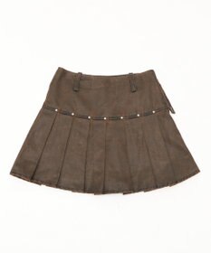 WEGO スタッズデザインプリーツスカパン