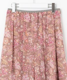 自由区 【速乾性・放湿性・防シワ性】サラサプリント タックスカート