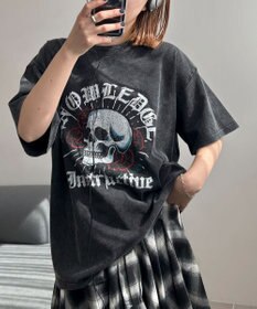 WEGO ヴィンテージウォッシュグラフィックBIGT