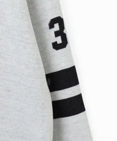 WEGO ナンバリングジャガードVネックニット