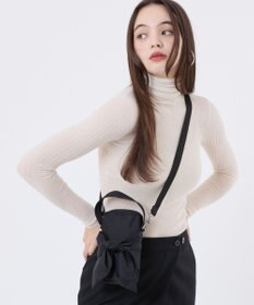 LeSportsac BOW MINI PHONE CROSSBODY/ブラックボウズ