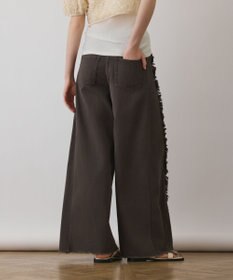 GRACE CONTINENTAL フリンジバギーパンツ