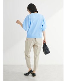 Green Parks パフ５分袖ニットプルオーバー