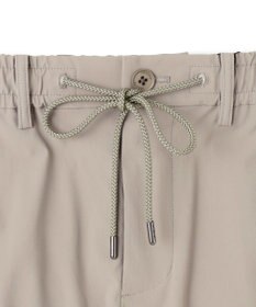 JOSEPH HOMME 新素材【接触冷感性/防しわ性/ストレッチ/洗える/撥水加工】トリコソリッドストレッチ ドロスト付きテーパードパンツ / PEGG CONVERTIBLE